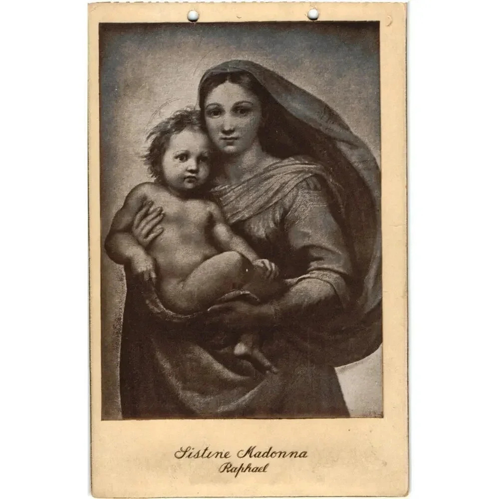 Sistine Madonna Raphael Postcard